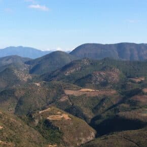 The view from Hierve el Agua