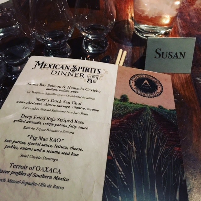 Paired dinners and why mezcal works with anything