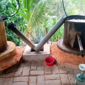 Traditional Filipino stills for making raicilla