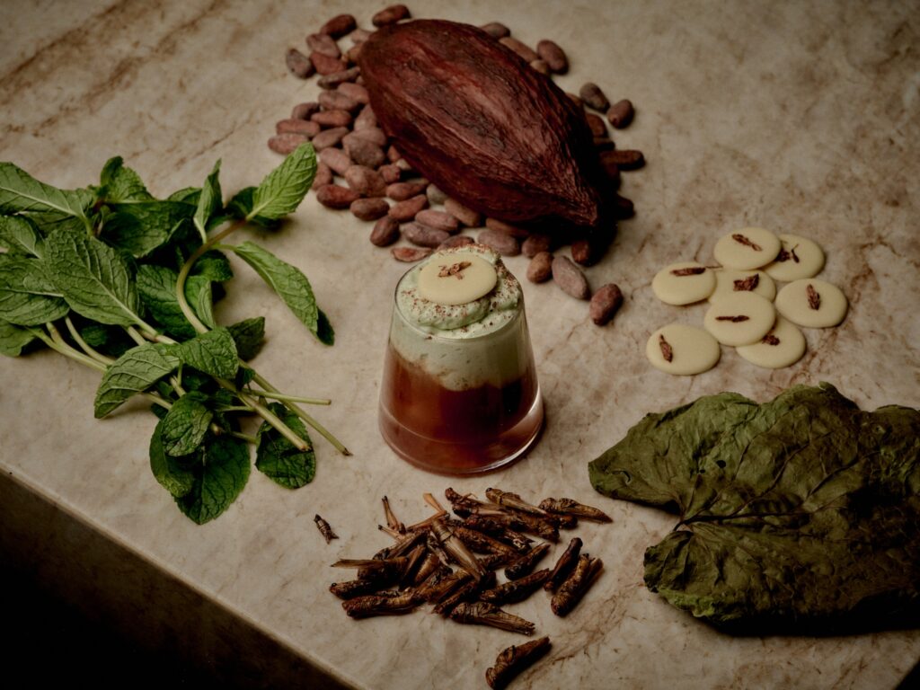 Hoja Santa is an ingredient in the Grasshopper at Valentine in Phoenix