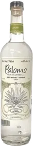 A bottle of Palomo espadin mezcal
