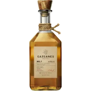 A bottle of Cazcanes Añejo No. 7