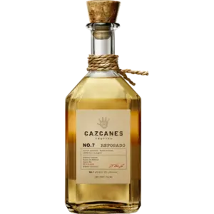 A bottle of Cazcanes Repososado No. 7